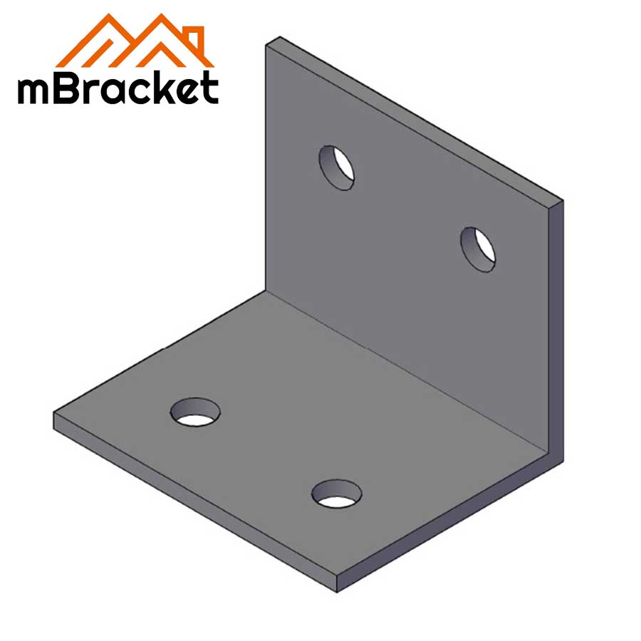 BW-2433 Galvanized Angle Bracket for Wood Connection