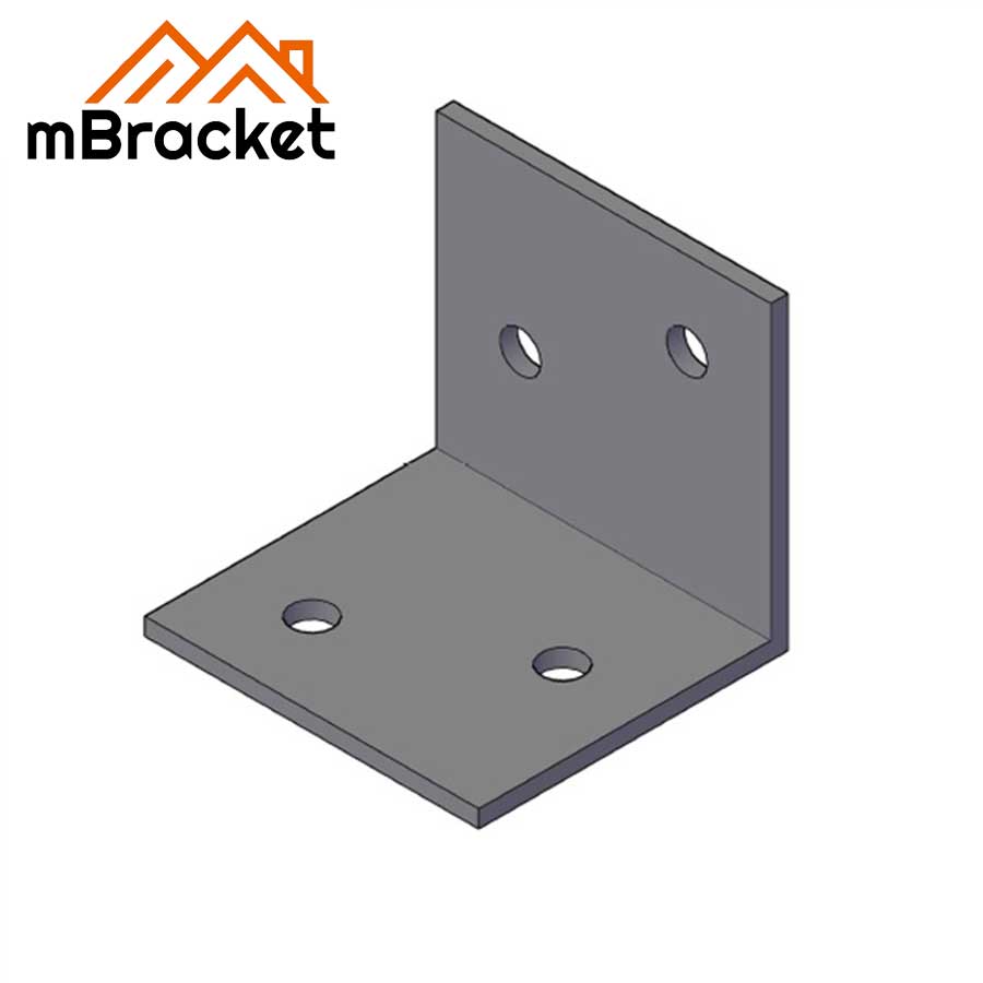 BW-2444 Small Size Galvanized Steel Angle Bracket