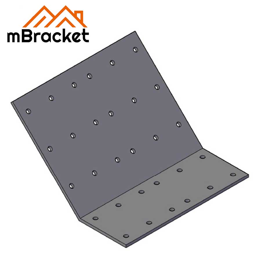 BW-316612 Wooden House Zinc Plated Angle Bracket 