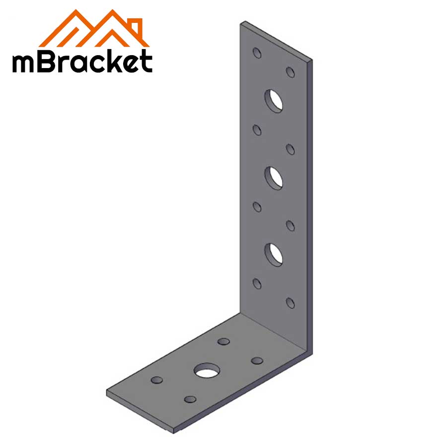 BW-34815 OEM Wooden House Zinc Plated Angle Bracket