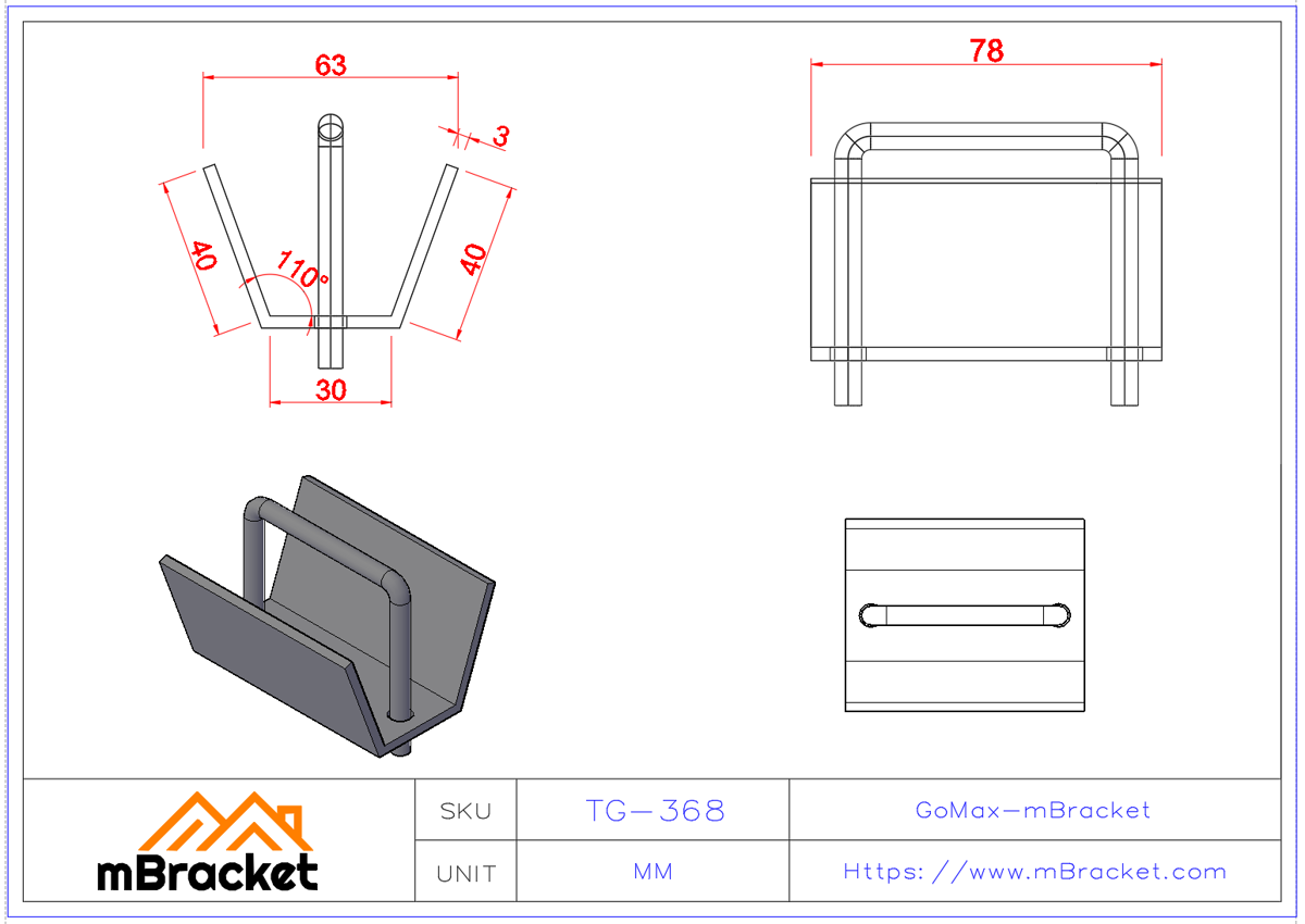 Heavy-Duty Strap Tensioner for Light Steel and Timber Frame Wind Resistance - 3*63*78 Product Dimensions