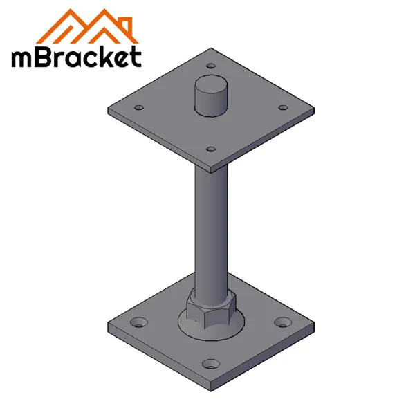 Timber House Jack Screw Adjustable Bolt M22*200 Structural Connector - M22*200 1