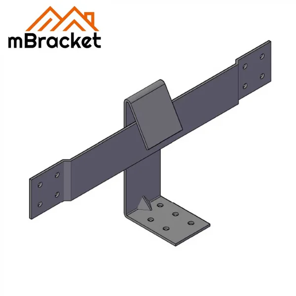 Sliding Wind-Resistant Tie Timber Connector