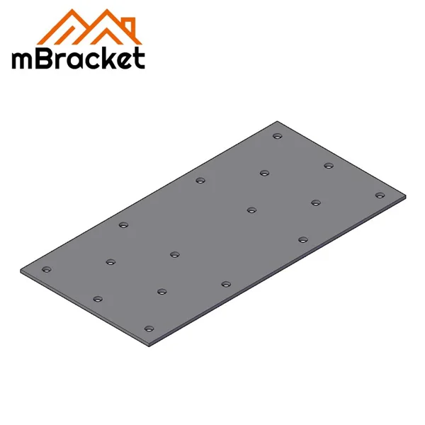 Flat Beam Connector Steel & Wood Structure Reinforcement Plate