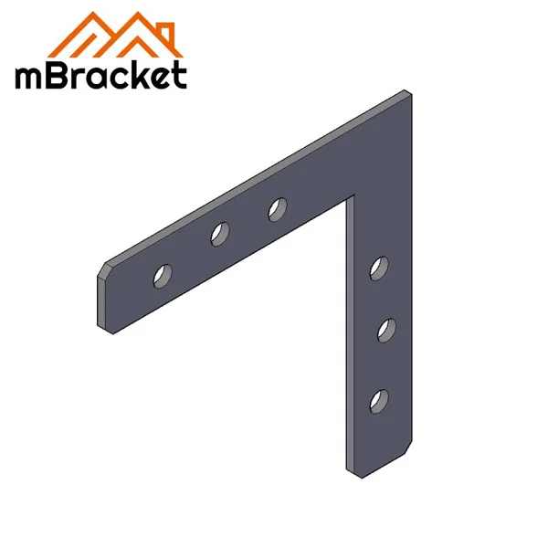 Flat Angle Bracket 90-Degree Connector - 2*80*80 1