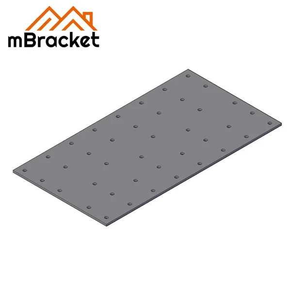 Flat Connector Plate, Nail Plate, Truss Connector, Wood Roof Metal Connector, 3mm Thick - 3*160*300 1