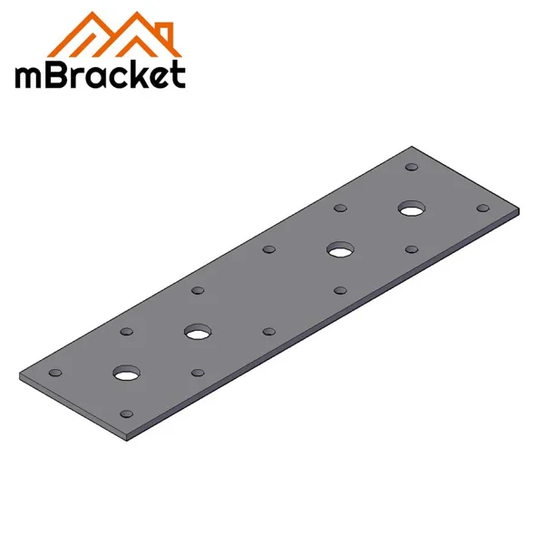 Flat Connector Plate Nail Plate Truss Connector Wood Roof Metal Connector - 3*60*220 1
