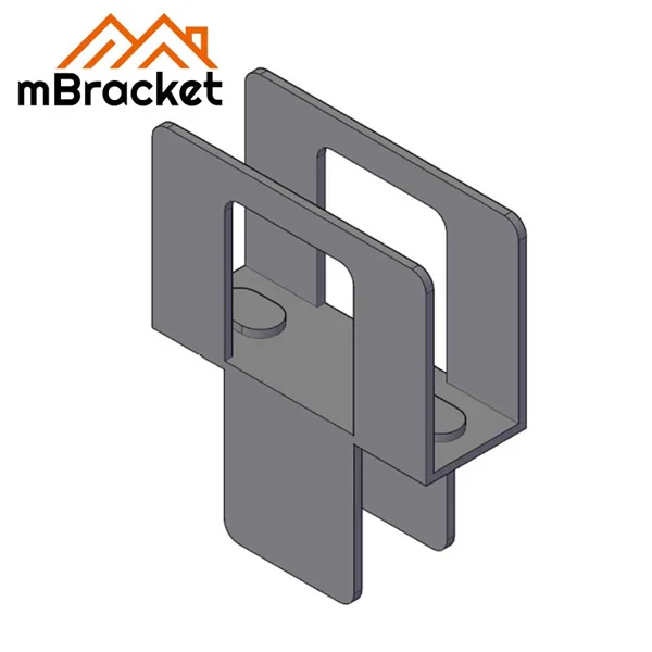 H-Clip OSB Panel Clip Plywood Clip Roof Clip Wood Wall Panel Connector - 1*11.9*38 1