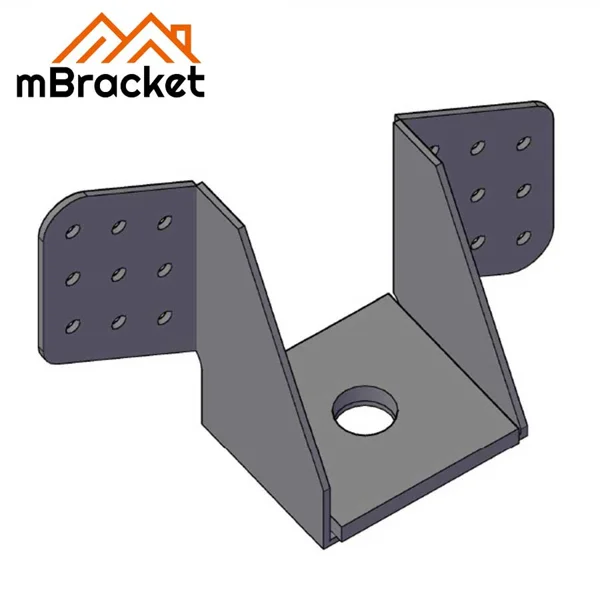 Light Steel Truss Hurricane Tie Wind-Resistant Connector Roof Fastener - 2*65*135 1