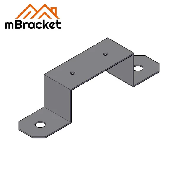Railing Connector Joist-to-Ground Connector Small Railing Post Connector - 1*30*144 1