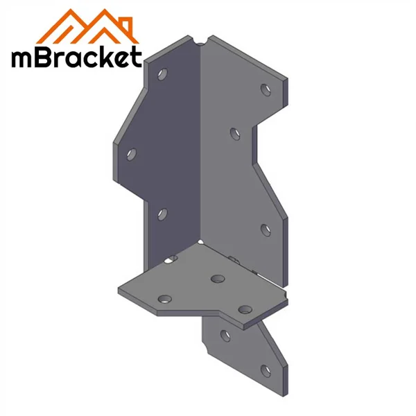 Anti-Uplift Connector, Wind-Resistant Connector for Light Steel Structures and Wood Houses - 2.0*35*114 1