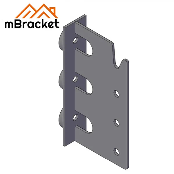 Concealed T-Shaped Beam-to-Column Connector for Japanese Timber Structures - 6*77*368 1