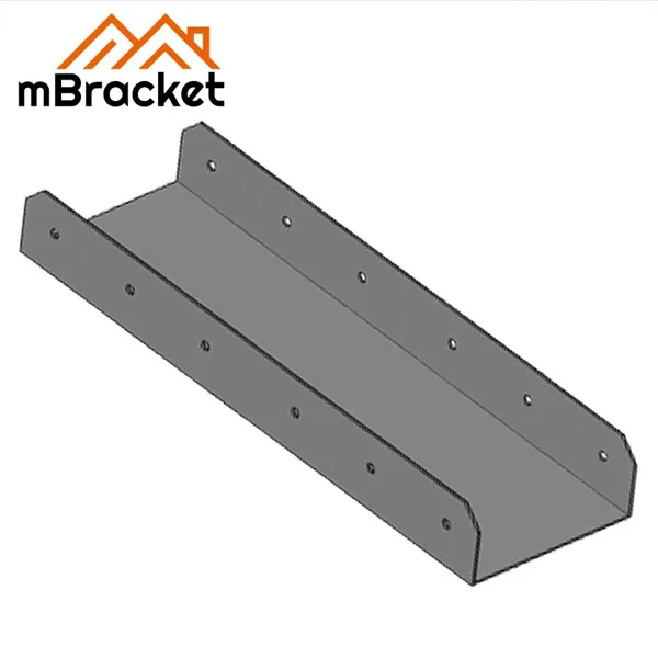 IU Type Light Steel Wall Through Connector - 1.2*90*300 1