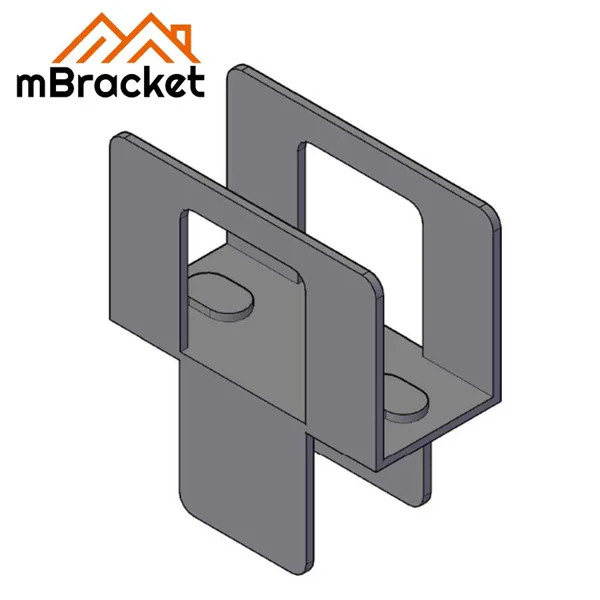 H-Clip OSB Panel Clip Plywood Siding Connector Roof Clip - 1*15.8*38 1