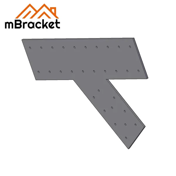 Heavy-Duty Truss Connector Wood Structure Reinforcement Hardware - 2*402*314 1