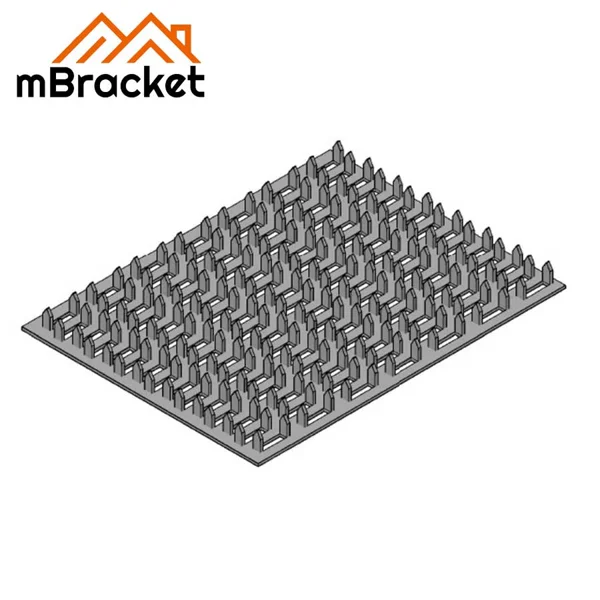 Wood Structure Truss Plate Connector Truss Plate - 宽度50-200mm，长度25mm倍数（如50*50、75*100等） 1