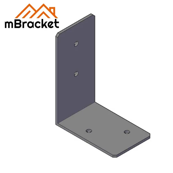 Heavy-Duty L-Bracket Structural Connector Building Reinforcement Angle Iron