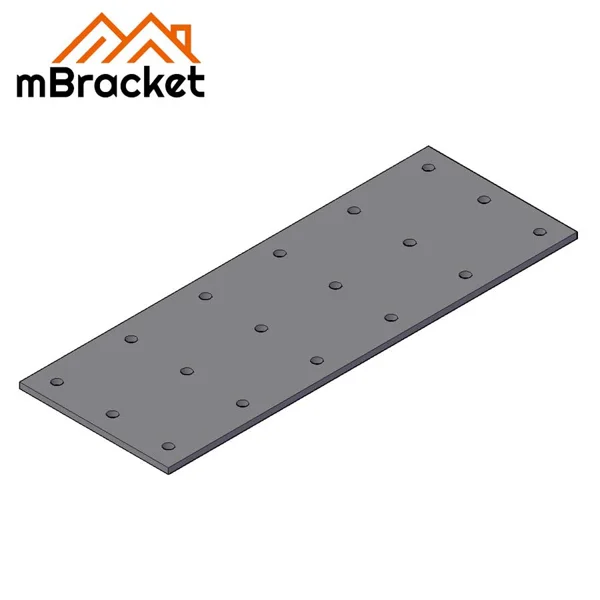 Flat Connector Nail Plate Truss Connector Wood Roof Metal Hardware - 3*80*220 1