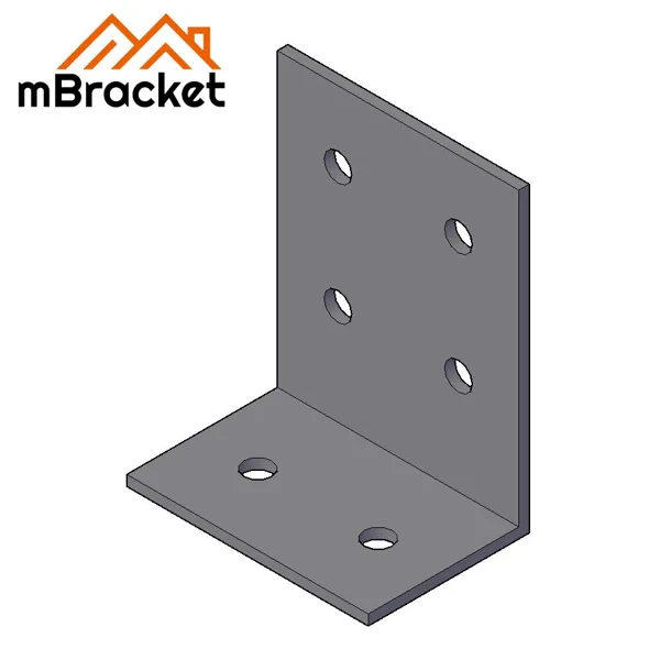 Heavy-Duty Angle Bracket Wood Structure Reinforcement Connector