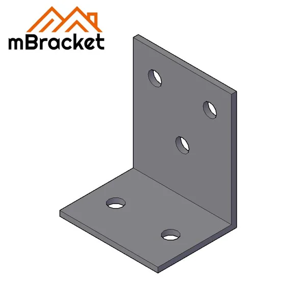 Heavy-Duty Angle Bracket Wood Structure Reinforcement Connector