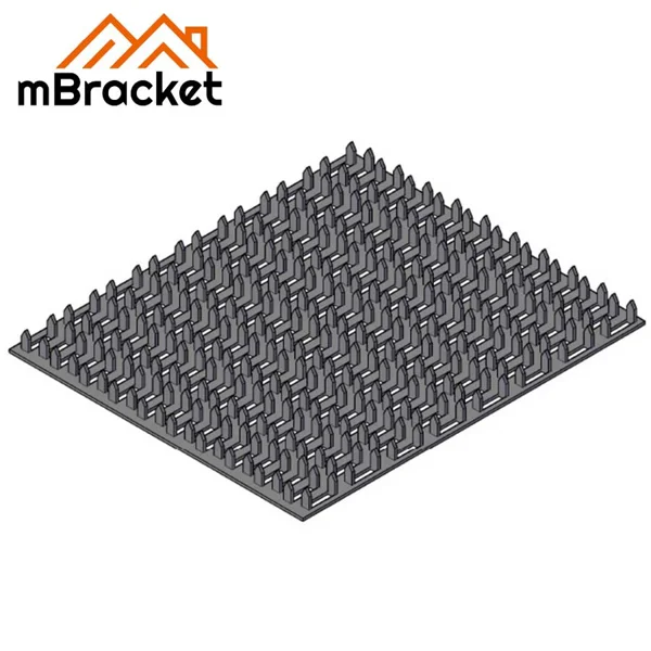 Truss Plate Connector for Wood Structures