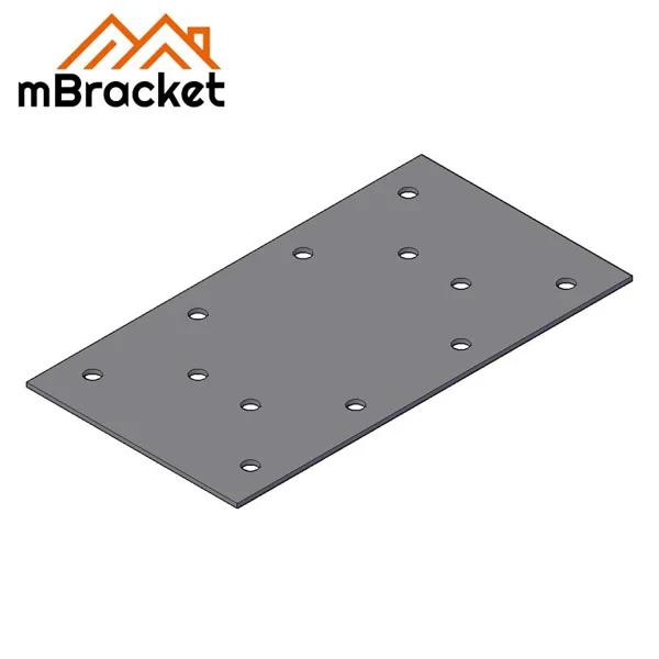Flat Connector Plate, Nail Plate, Truss Connector, Timber Roof Metal Fittings - 3*160*300 1