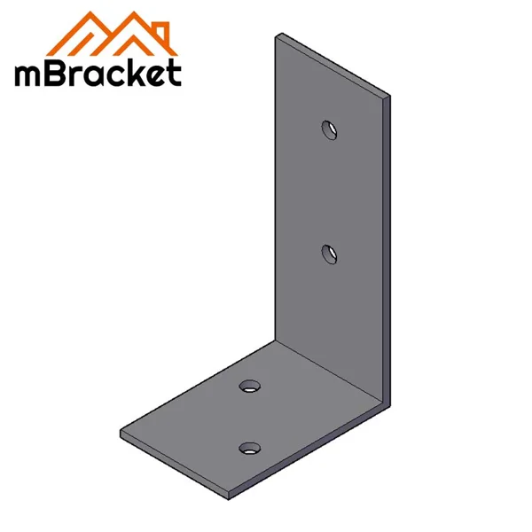 Heavy-Duty Angle Bracket Wood Structure Reinforcement Connector Large Steel Angle Connector