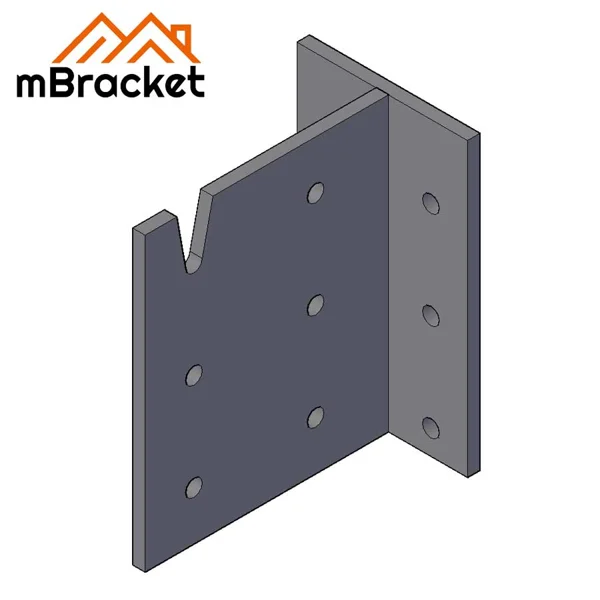 Concealed T-Type Beam-to-Column Connector - 10*140*240*200 1