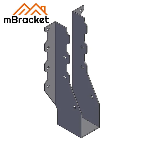 Joist Hanger U-Bracket Timber Frame Connector Large Beam Seat - 2*50*257 1