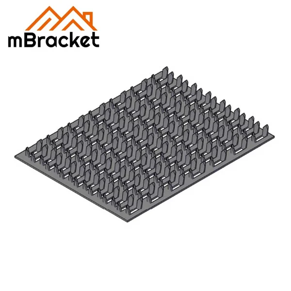 Truss Plate Connector for Wood Structures
