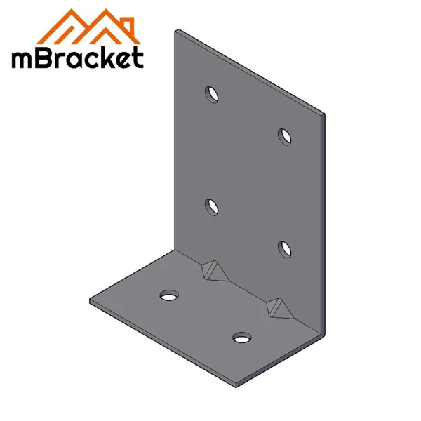 Angle Bracket Connector L-Shaped Steel Angle Structural Reinforcement Hardware