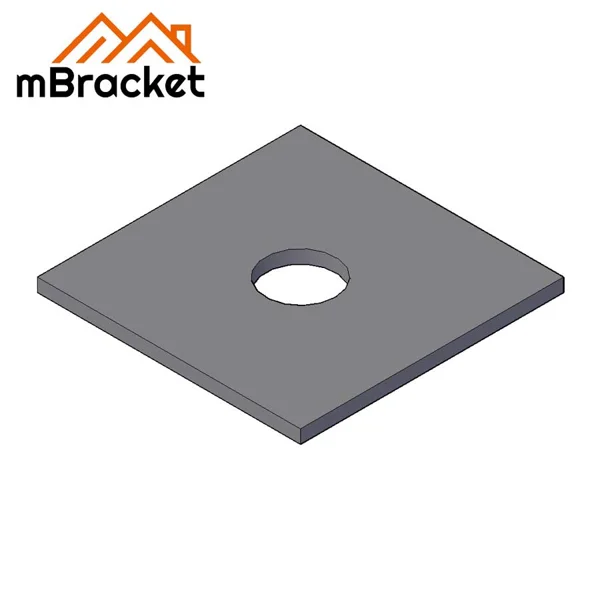 Square Flat Washer Heavy Duty Thick Square Washer - 3*60*60 1