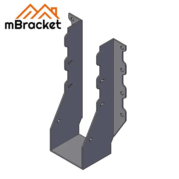 Joist Hanger U-Bracket Wood Structure Villa Metal Accessories - 2*76*244 1