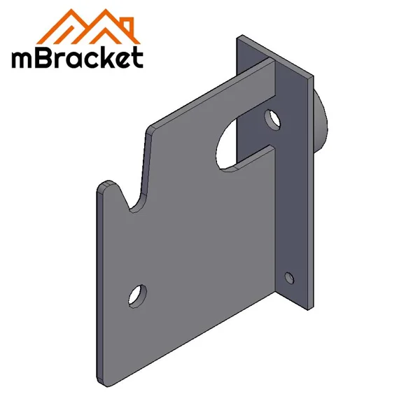 Concealed T-Type Beam-to-Column Connector for Japanese Timber Structure - 6*77*218 1
