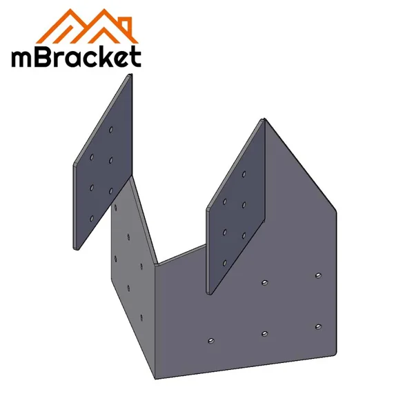 45-Degree Rafter-to-Beam Column Connector, Roof Corner Hurricane Tie 1
