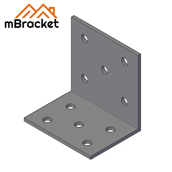 Heavy-Duty Angle Bracket Wood Structure Reinforcement Connector - 8*200*150*200 1