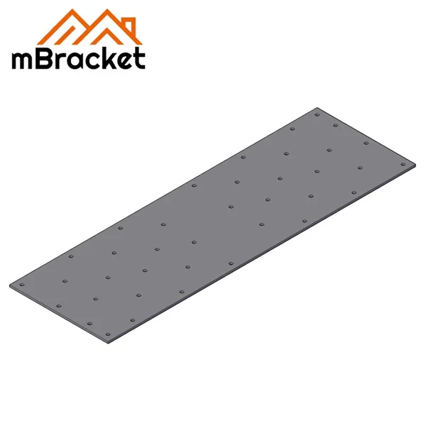 Flat Connector Plate, Nail Plate, Truss Connector, Wood Roof Metal Hardware - 3*160*500 1