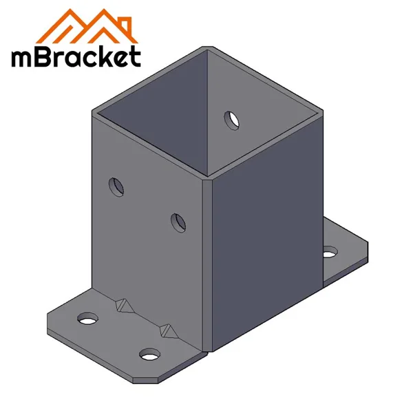 Square Post Base Connector Post Base Railing Post Anchor
