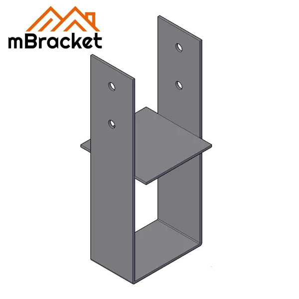 Fixed Column Base Embedment for Timber Frame Villa Metal Connector