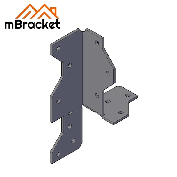 Uplift Restraint Fastener Log Cabin Metal Hardware Left-Right Pair - 2.0*35*114 1