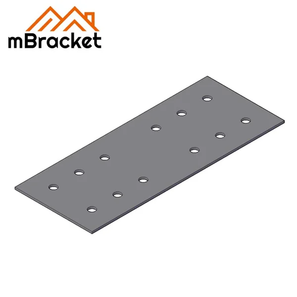Flat Connector Nail Plate Truss Connector Wood Roof Metal Connector - 3*120*300 1