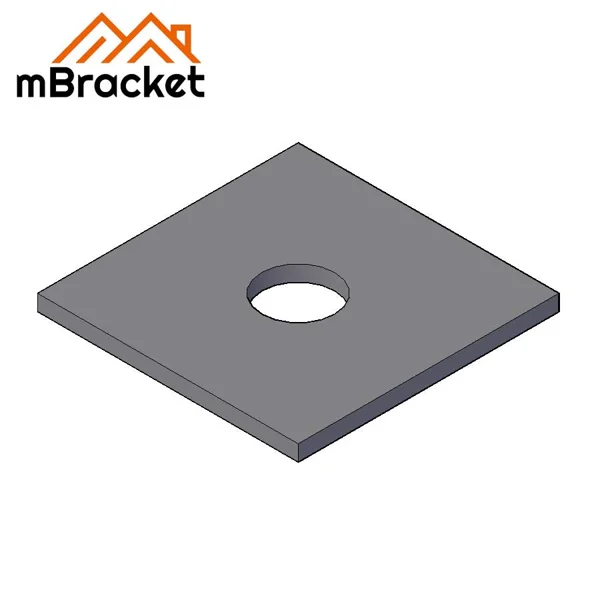 Square Flat Washer, Oversized Thick Washer, Building Hardware