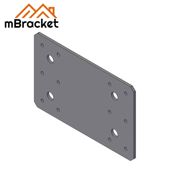 Flat Beam Connector Joist Connection Plate Structural Reinforcement Hardware