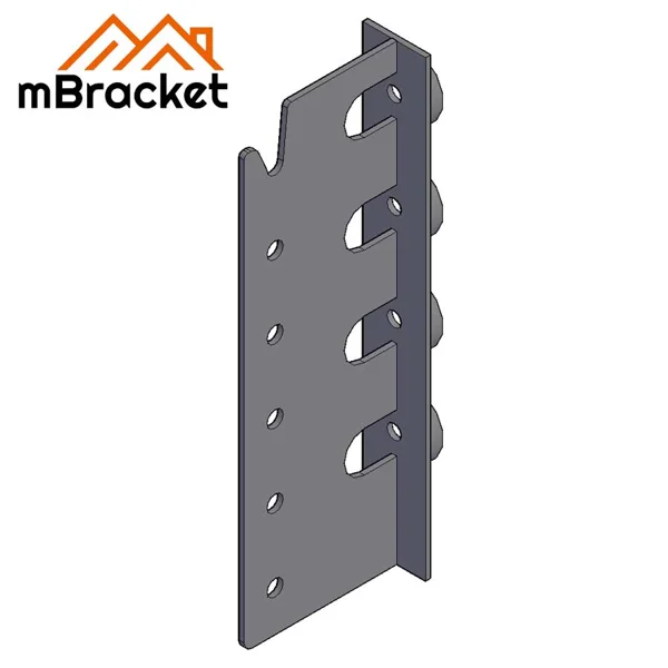 Japanese Concealed T-Shaped Beam-to-Column Connector for Timber Structures - 6*77*558 1