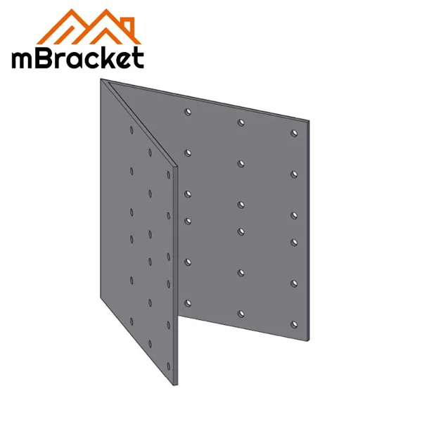 45-Degree Angle Bracket Connector Steel Structure Beam Connection Angle
