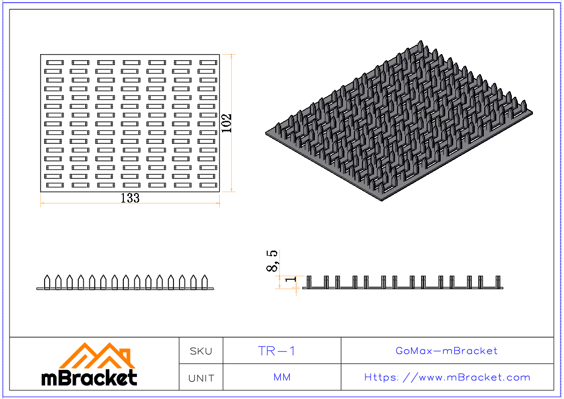 Wood Structure Truss Plate Connector Truss Plate - 宽度50-200mm,长度25mm倍数(如50*50、75*100等) Product Dimensions