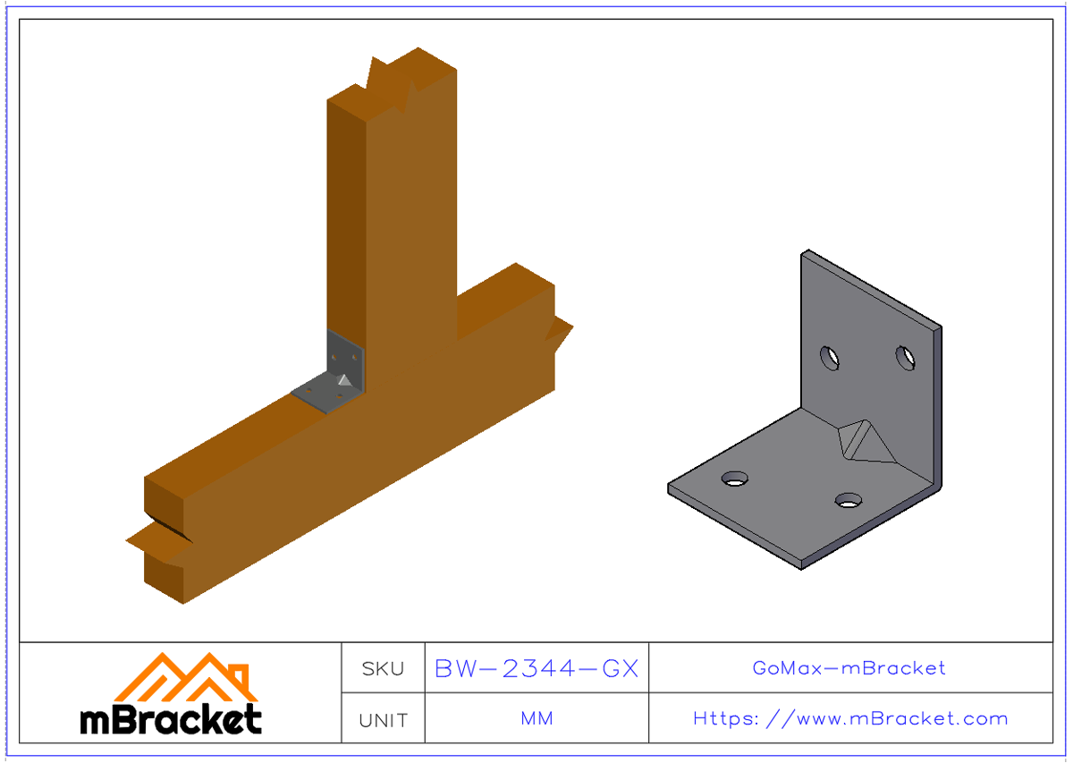 L-Shaped Angle Bracket - 2*35*40*40 Application Example