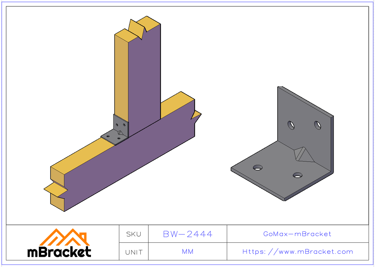 Small Angle Connector - 2*40*37*37 Application Example