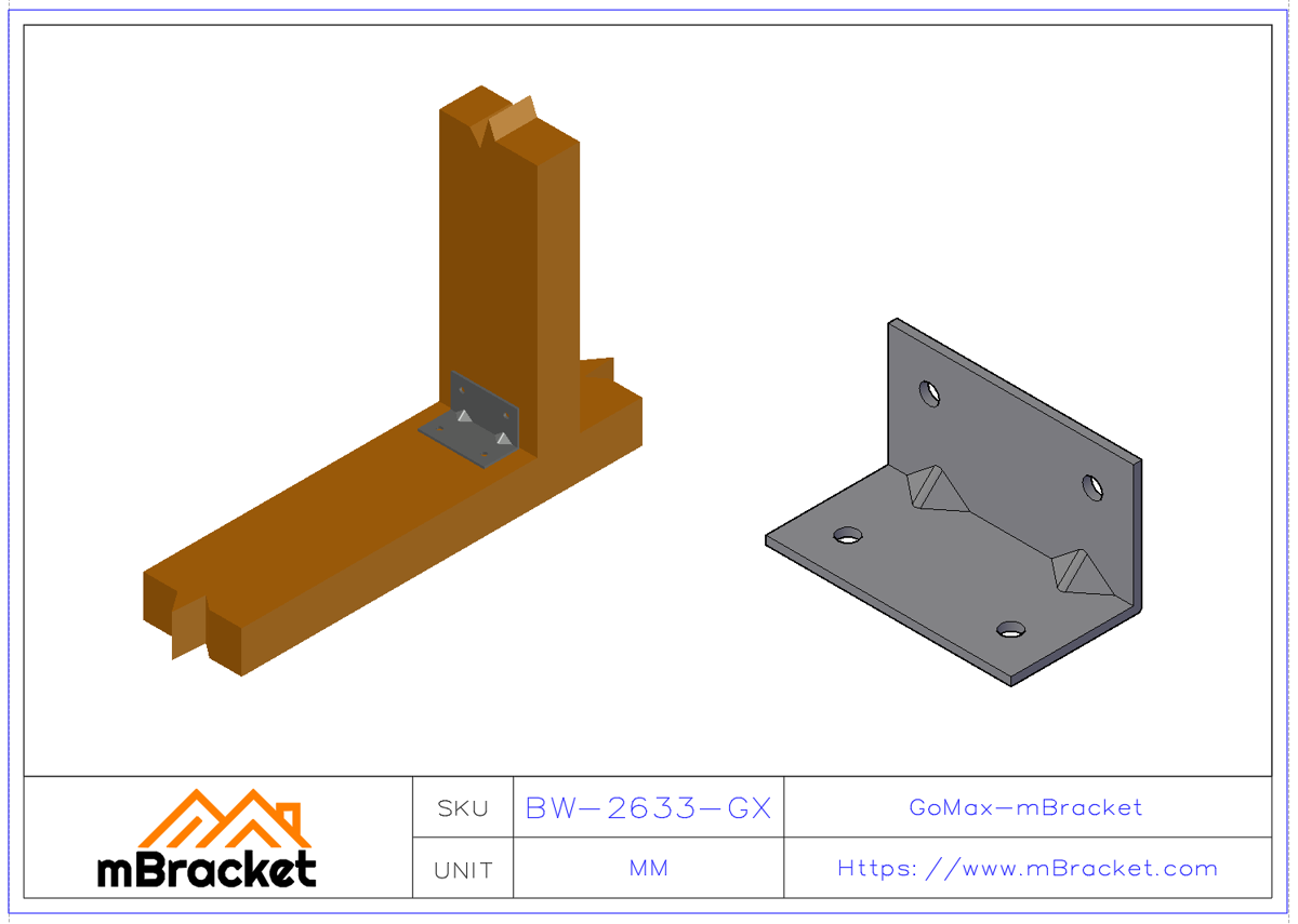 L-Shaped Angle Bracket Connector - 2*60*32*32 Application Example