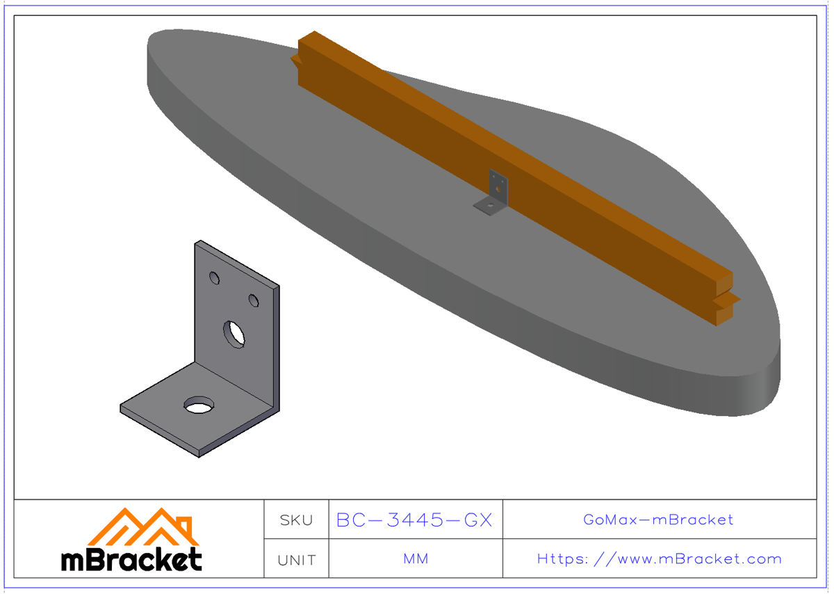 L-Shaped Angle Bracket Connector - 3*40*40*55 Application Example